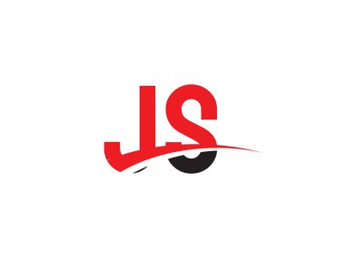 JS Harf İlk Logo Tasarım Şablonu