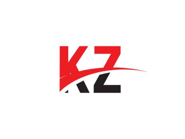KZ Harf İlk Logo Tasarımı Şablonu