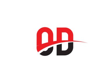 OD Harf İlk Logo Tasarım Şablonu