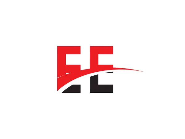 Ee字母初始标志设计模板 — 图库矢量图片