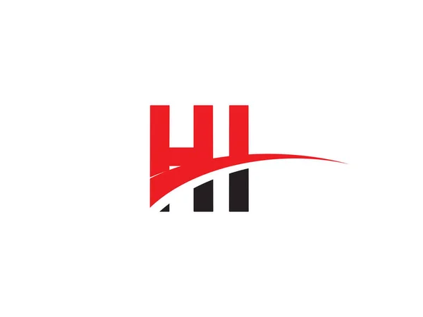 Modelo Inicial Projeto Logotipo Letra —  Vetores de Stock