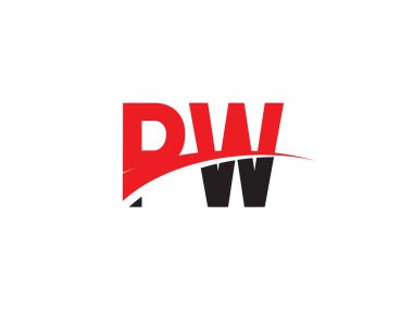 PW Harf İlk Logo Tasarım Şablonu