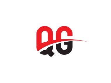 QG Harf İlk Logo Tasarım Şablonu