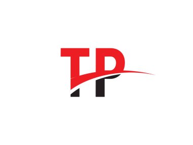 TP Harf İlk Logo Tasarım Şablonu