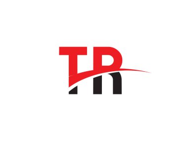 TR Harf İlk Logo Tasarımı Şablonu