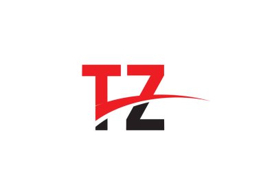 TZ Harf İlk Logo Tasarımı Şablonu
