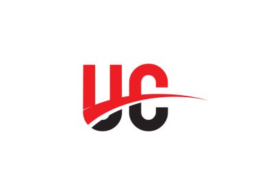 UC Harf İlk Logo Tasarımı Şablonu