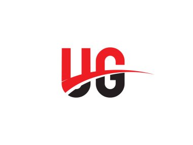 UG Harf İlk Logo Tasarım Şablonu