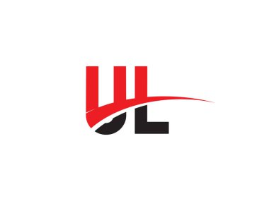 UL Harf İlk Logo Tasarımı Şablonu