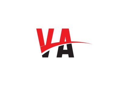 VA Harf İlk Logo Tasarımı Şablonu