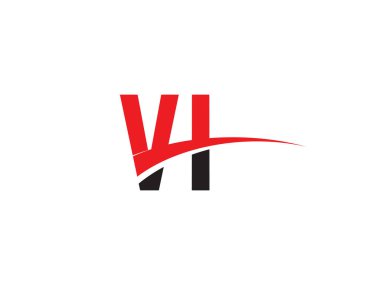 VI Harf İlk Logo Tasarımı Şablonu