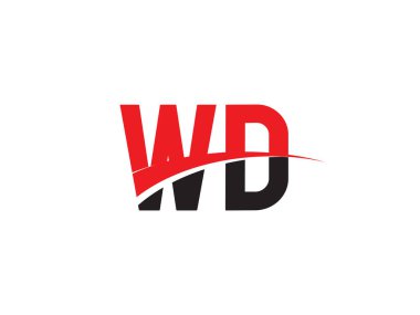 WD Harf İlk Logo Tasarımı Şablonu