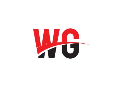 WG Harf İlk Logo Tasarım Şablonu