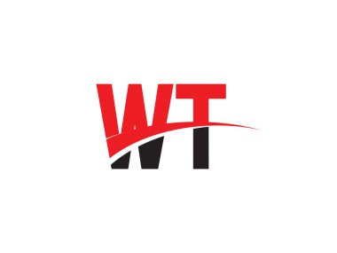 WT Harfi İlk Logo Tasarımı Şablonu