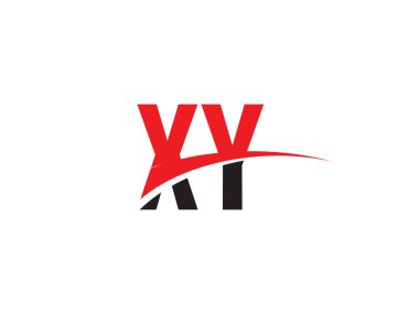 XY Harf İlk Logo Tasarımı Şablonu