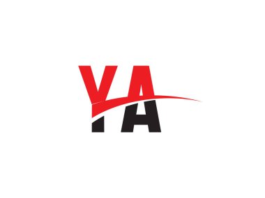 YA Harf İlk Logo Tasarımı Şablonu