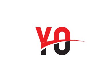 YO Harf İlk Logo Tasarımı Şablonu