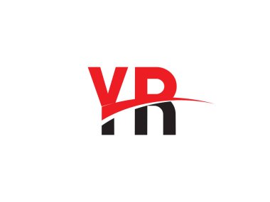 YR Harf İlk Logo Tasarımı Şablonu