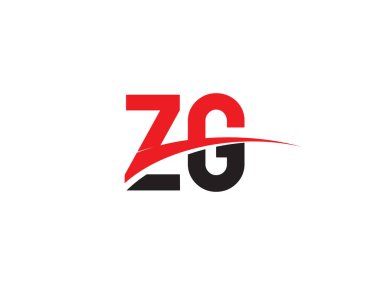 ZG Harf İlk Logo Tasarım Şablonu