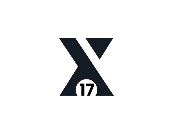 X17 17X Harf Logosu — Stok Vektör