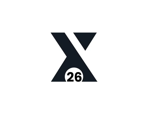 X26 26X Початковий Логотип Літери — стоковий вектор
