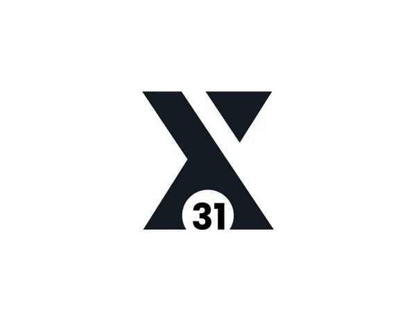 X31 31X Anfangsbuchstabe Logo — Stockvektor