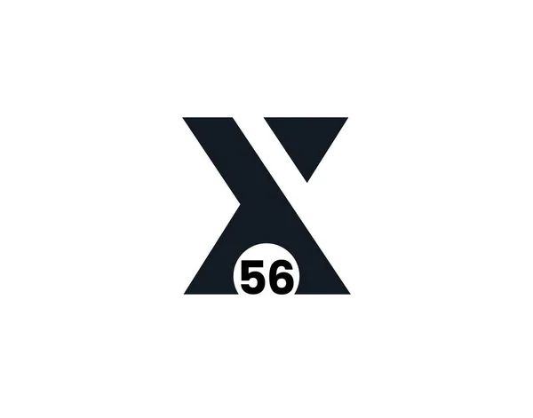X56 56X頭文字ロゴ — ストックベクタ