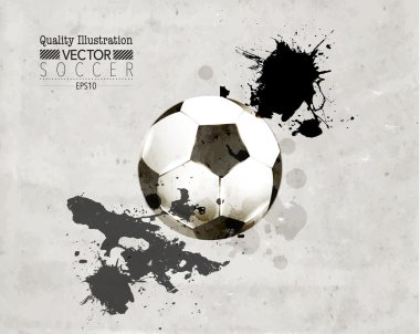 yaratıcı futbol vektör tasarımı