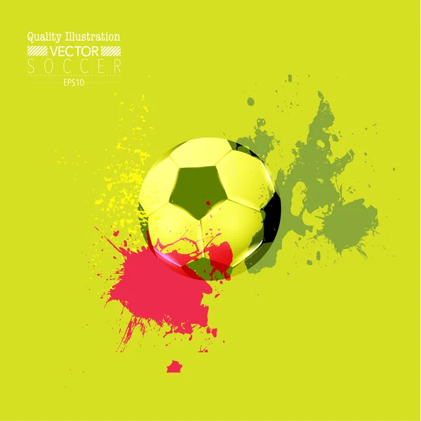 Kreativní fotbal Football Design ilustrace — Stockový vektor