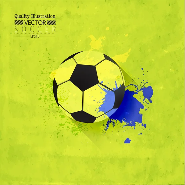 創造的なサッカー サッカーの設計図 — ストックベクタ