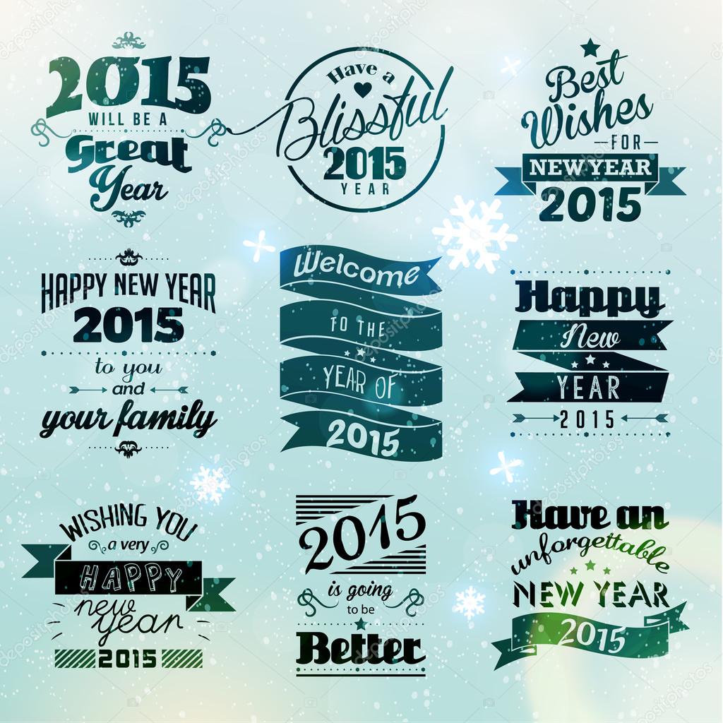 Happy New Year 2015 Season Greetings