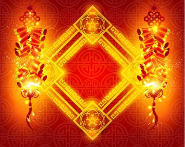 Mutlu Çin yeni yılı vektör tasarımı