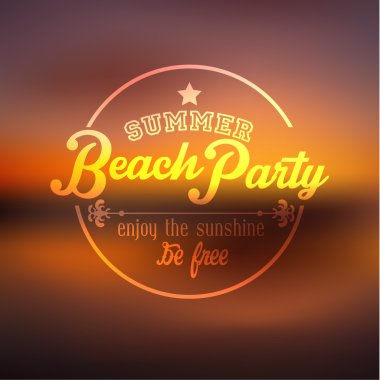 Tipografi yaz tatili teklif vektör tasarımı