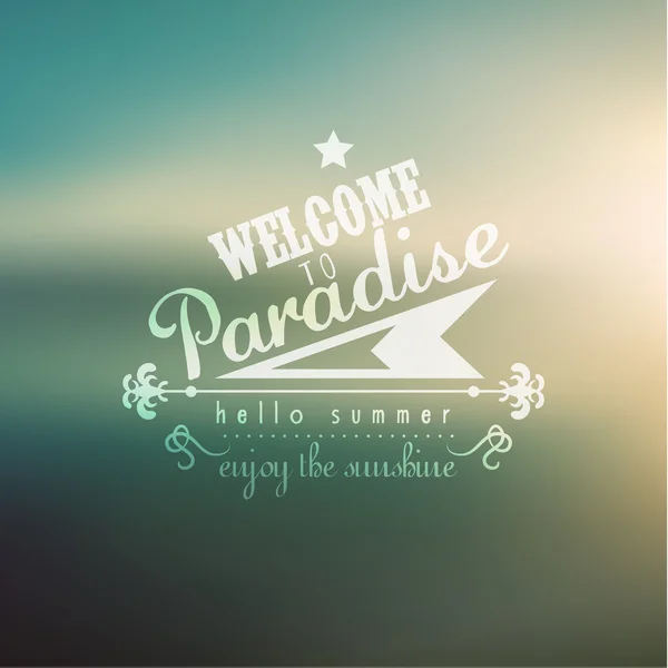 Типография Summer Holiday Quote Vector Design — стоковый вектор