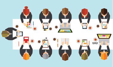 İş ve Office vektör tasarımı