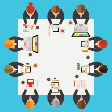 İş ve Office vektör tasarımı