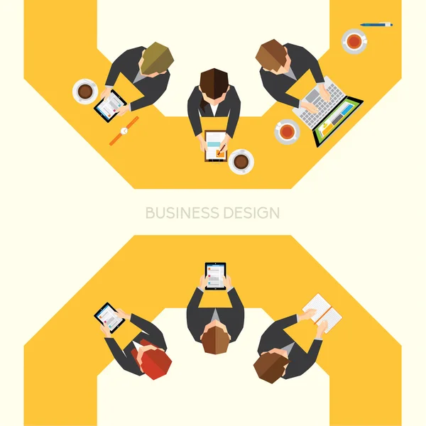 Business e Office Vector Design — Vettoriale Stock