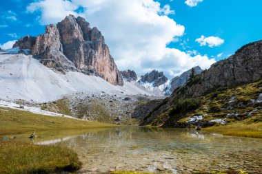 Dolomites göl Mitteralplsee