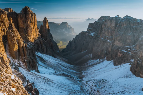 Piękny widok na Dolomity włoskie — Zdjęcie stockowe