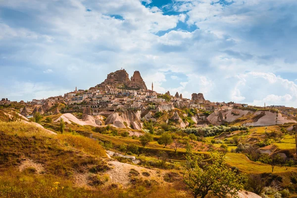 Turkse fort Uchisar Cappadocië-Turkije — Stockfoto