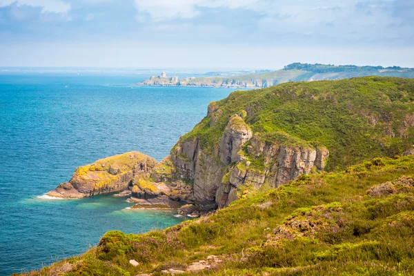 Paisaje costero Bretagne, Francia — Foto de Stock