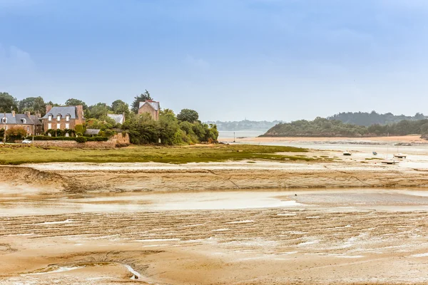 Panorama Brittany kıyı şeridi, Fransa — Stok fotoğraf