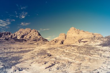 Sinai desert landscape clipart