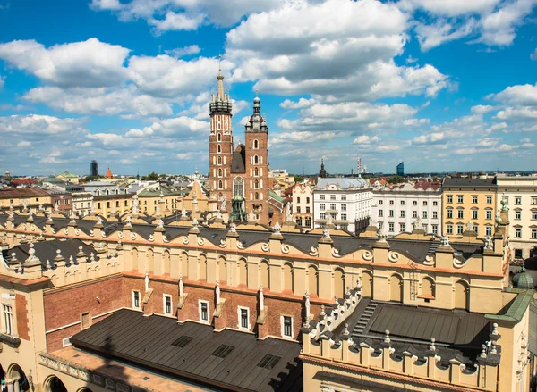 St. Marys Kościoła głównego, Kraków, Polska — Zdjęcie stockowe