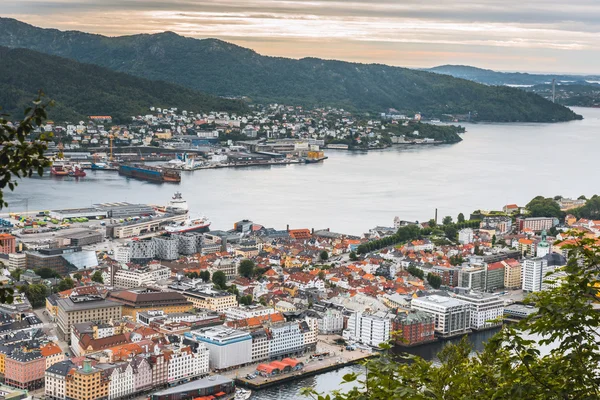 挪威卑尔根举行的视图 — 图库照片