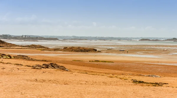 Panorama de la costa de Bretaña, Francia — Foto de Stock