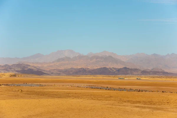 Paisagem do deserto do parque nacional Ras Mohammed, Sinai, Egito — Fotografia de Stock
