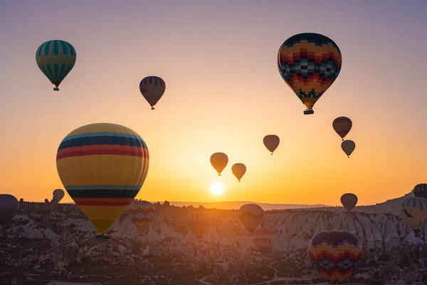 Voo de balão da Capadócia — Fotografia de Stock