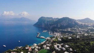 Capri Adası 'nın hava aracı görüntüsü