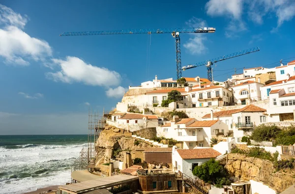 Azenhas do Mar, fiskeby nära Lissabon, Sintra Portugal — Stockfoto